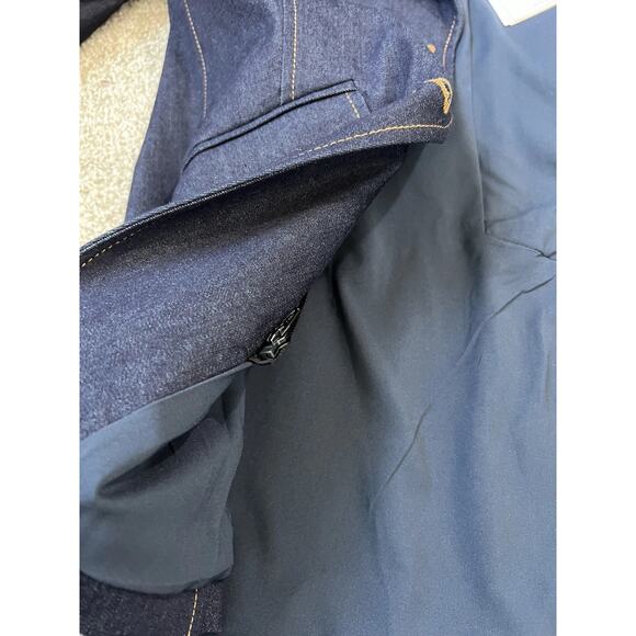 Veronica Beard Anoki Denim Dickey Jacket Size 4 Dark Oxford Wash Business Casual - Picture 7 of 9